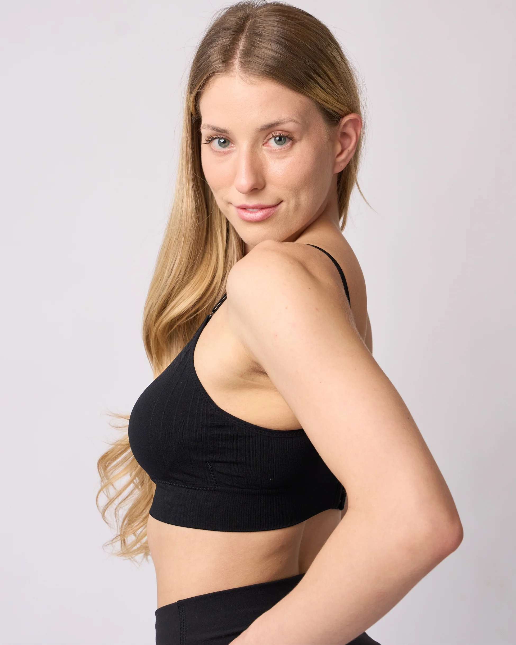Scoopneck Cami Bra with Back Closure 9172 - Image 7