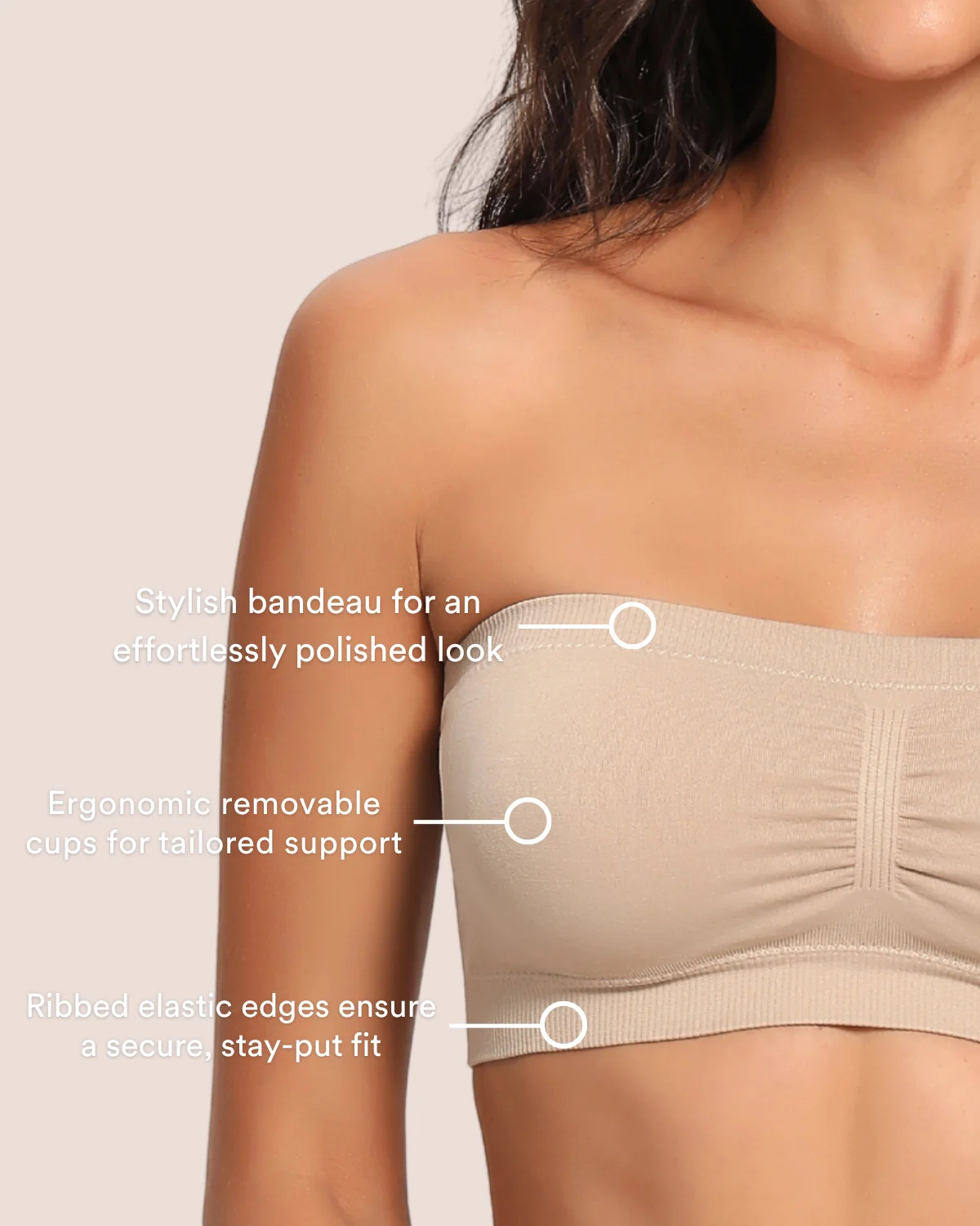 Coobie All-Match Bandeau Bra 9002 - Image 8