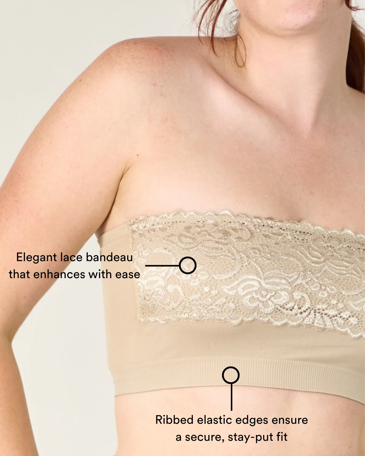 Coobie Lace Bandeau Bra 9062 - Image 8