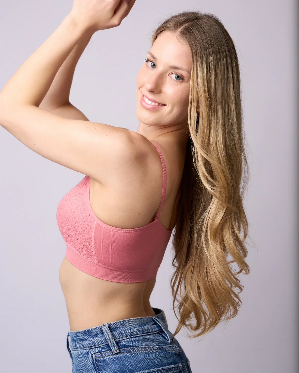 Coobie Lace Coverage Cami Bra 9050 - Image 10