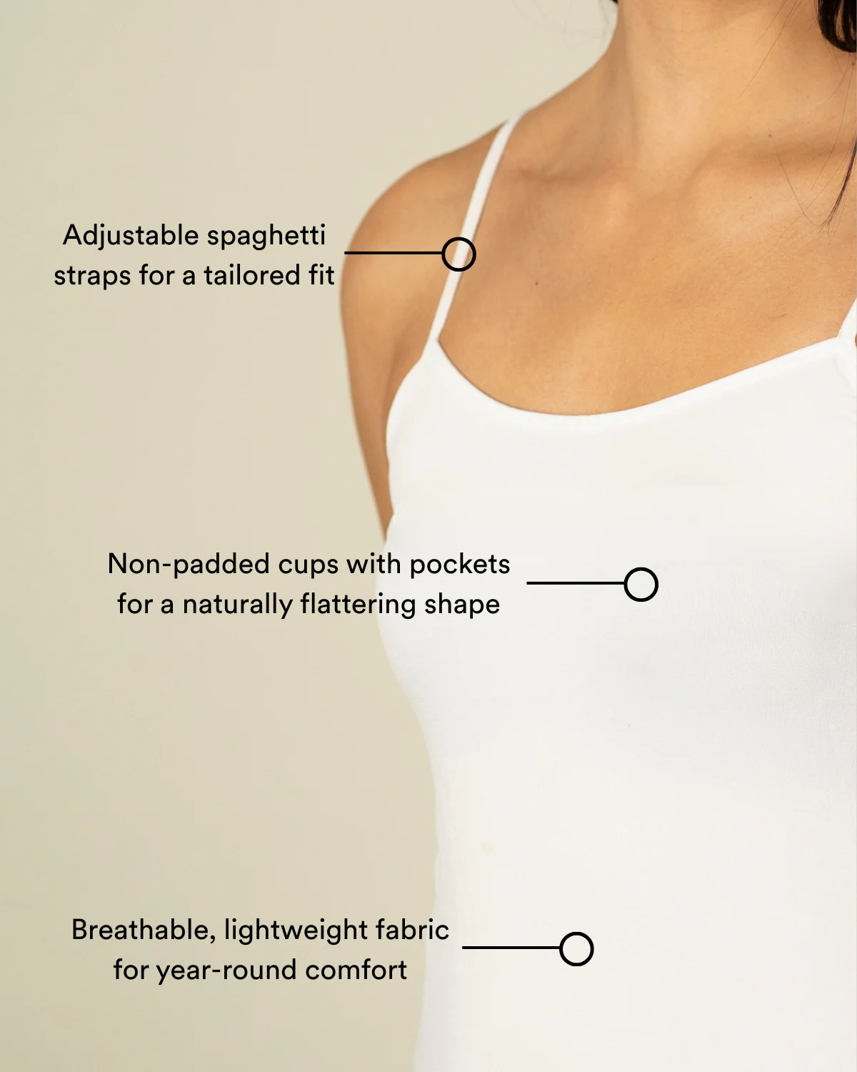Coobie Spaghetti Strap Non-Padded Camisole 1242 - Image 14