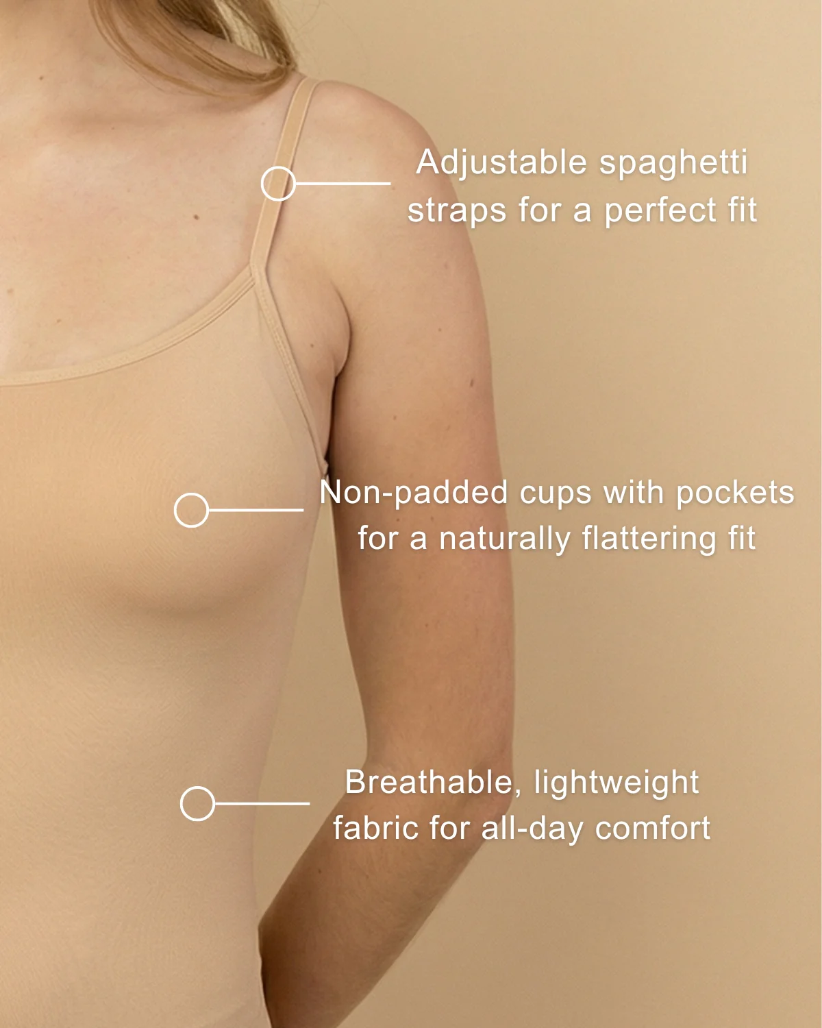 Coobie Spaghetti Strap Non-Padded Camisole 1242 - Image 3