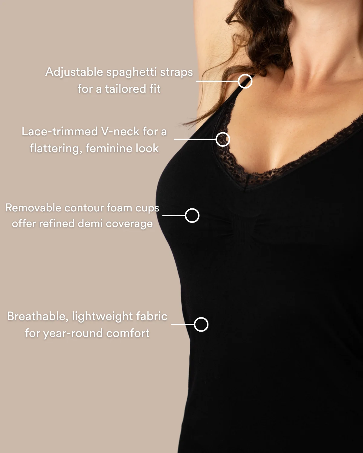 Coobie Padded Lace Camisole 1246 - Image 14
