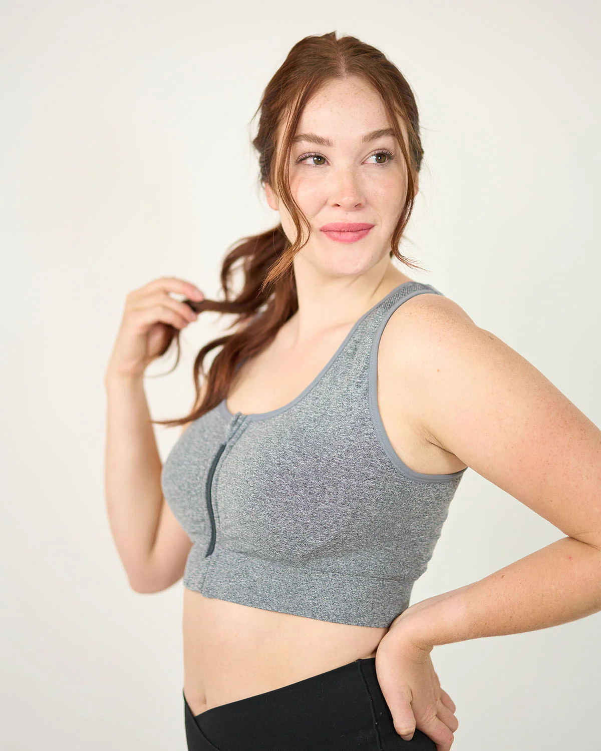 Coobie Front Zipper Sports Bra 9005 - Image 7