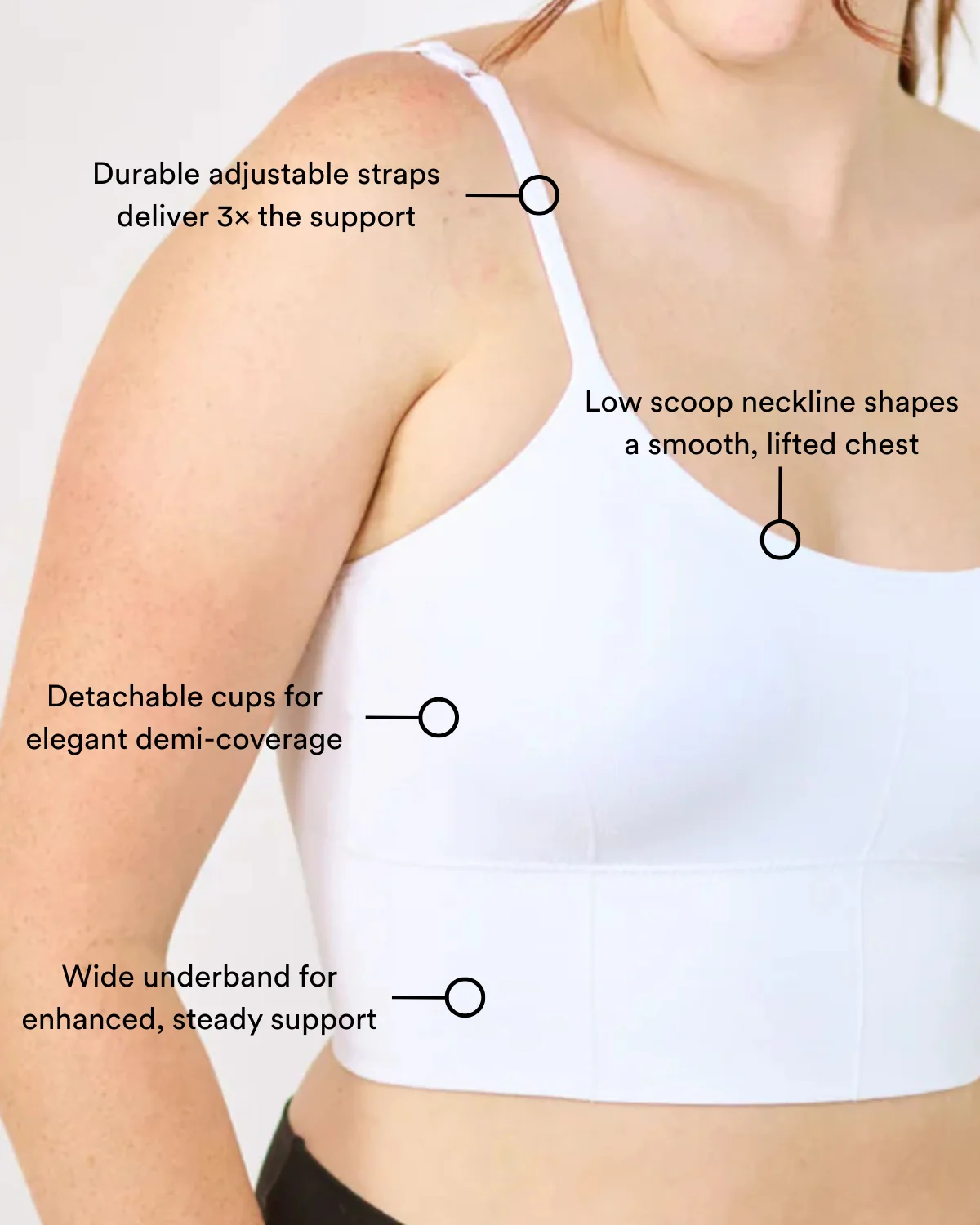 Coobie Half Cami Low Back Bra 9151 - Image 8