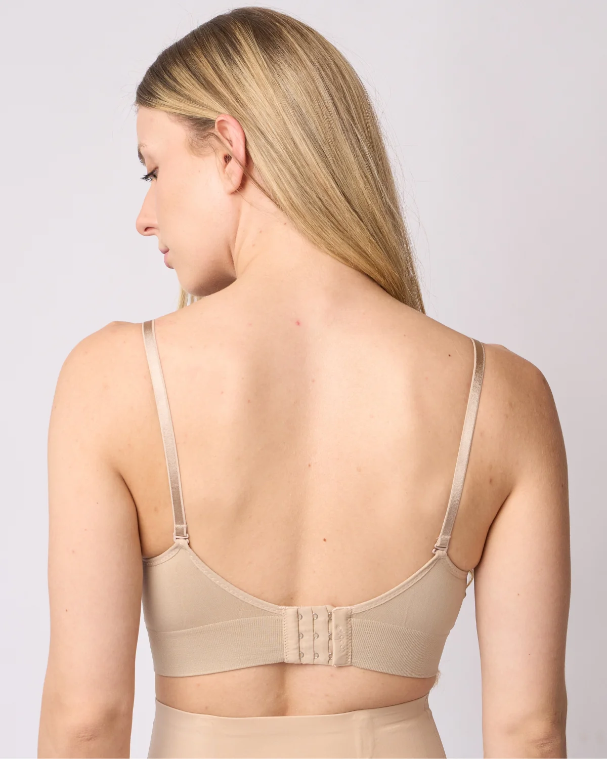 V-Neck Lace Trim Bra with Back Closure 9182 - Image 10