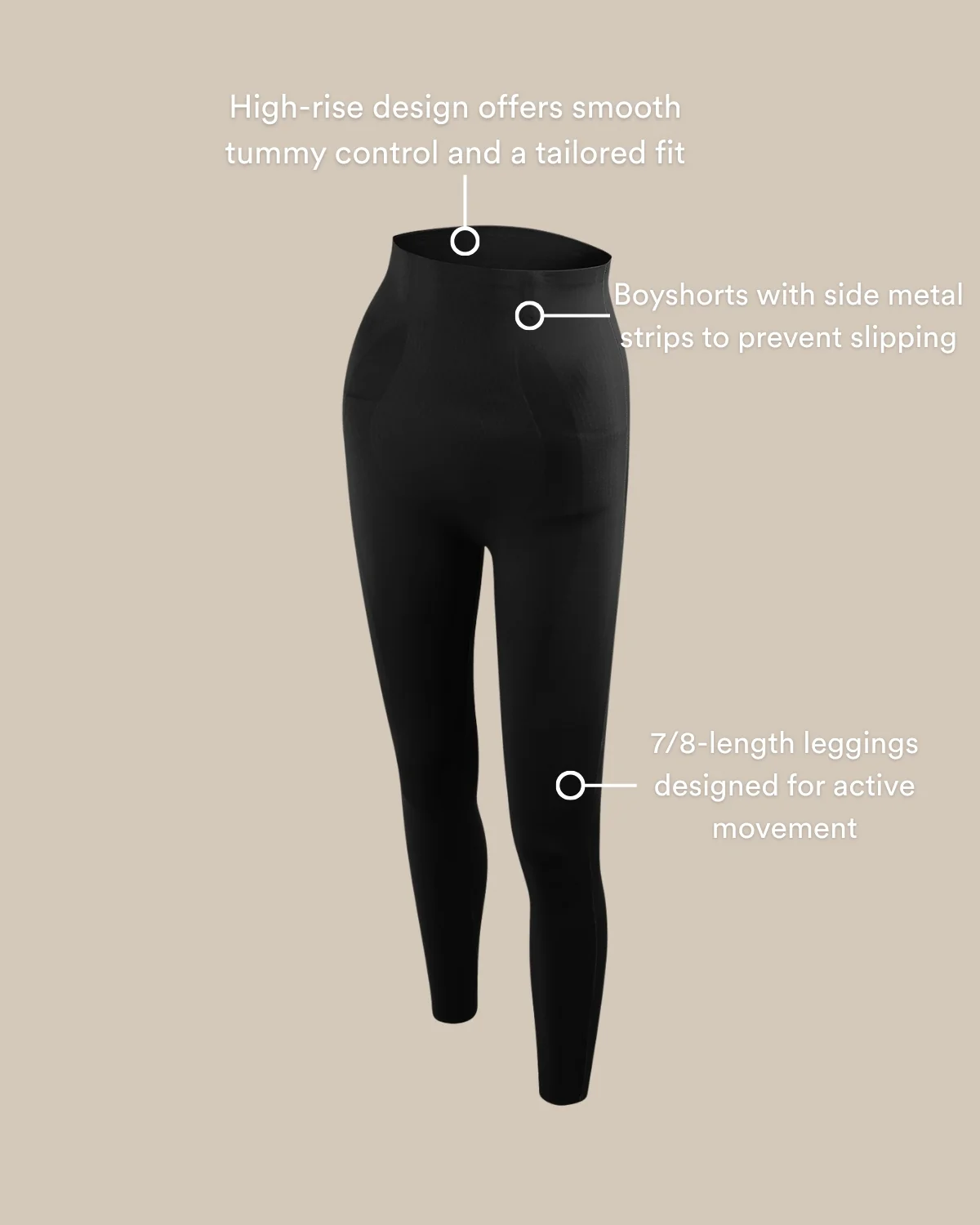 Coobie High Waist Yoga Shaper Leggings 1866 - Image 6