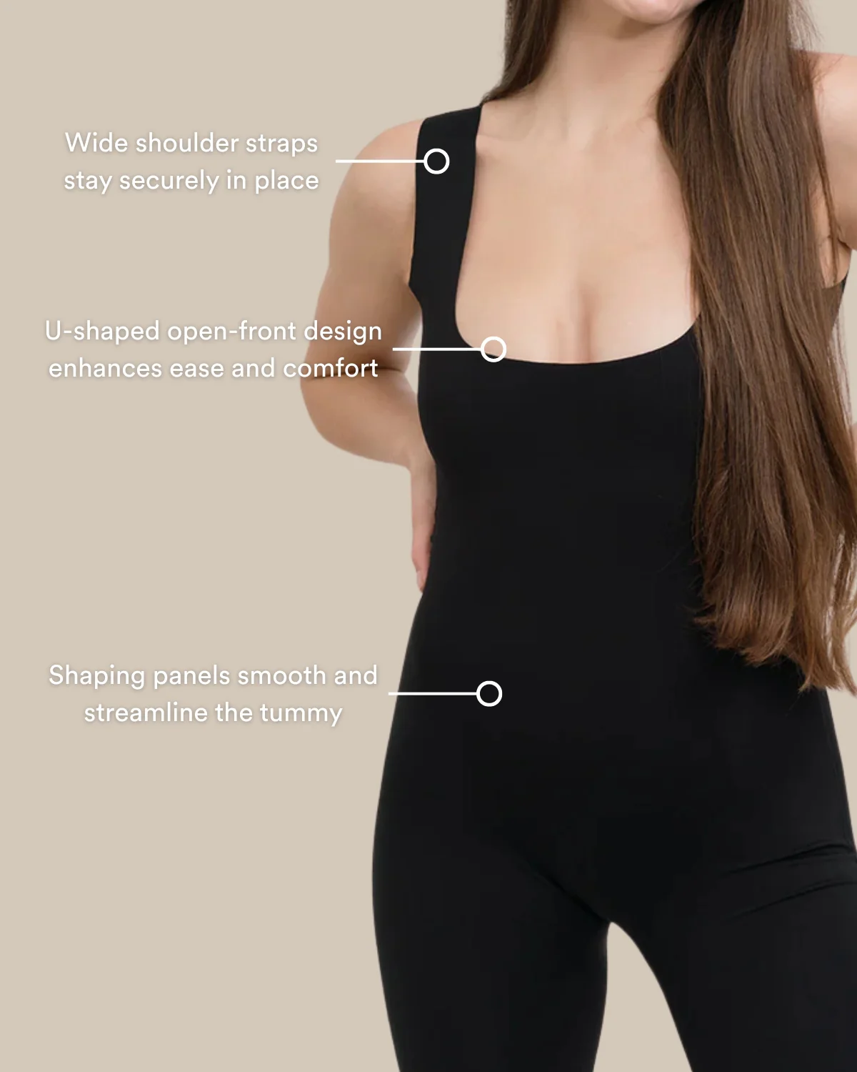 Coobie Open Bust Full Body Shaper 520 - Image 3