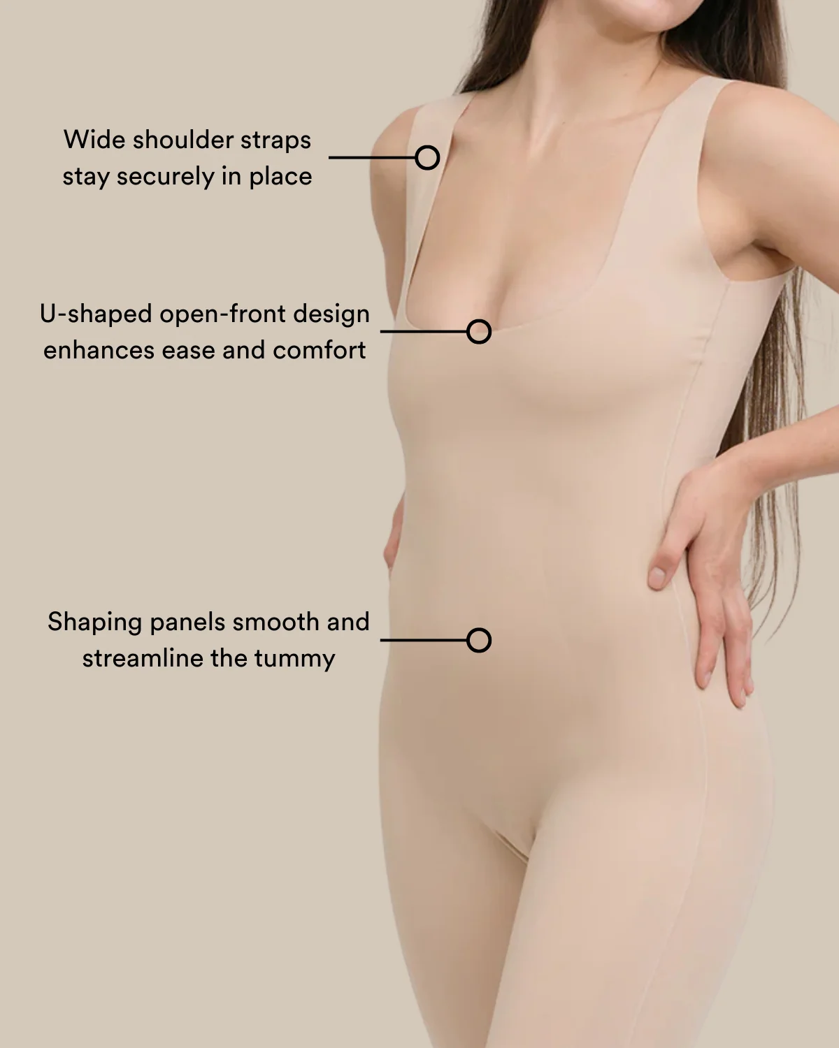 Coobie Open Bust Full Body Shaper 520 - Image 6