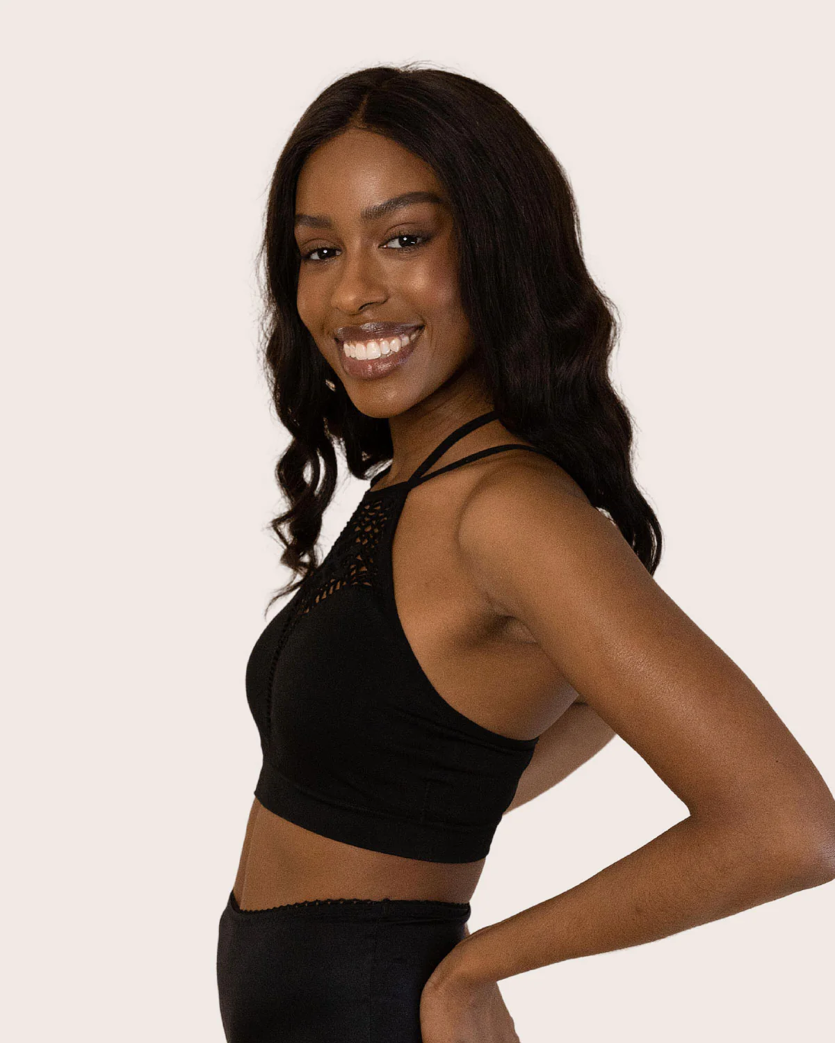 Coobie Halter Neck Criss Cross Plunge Bralette 9128 - Image 18