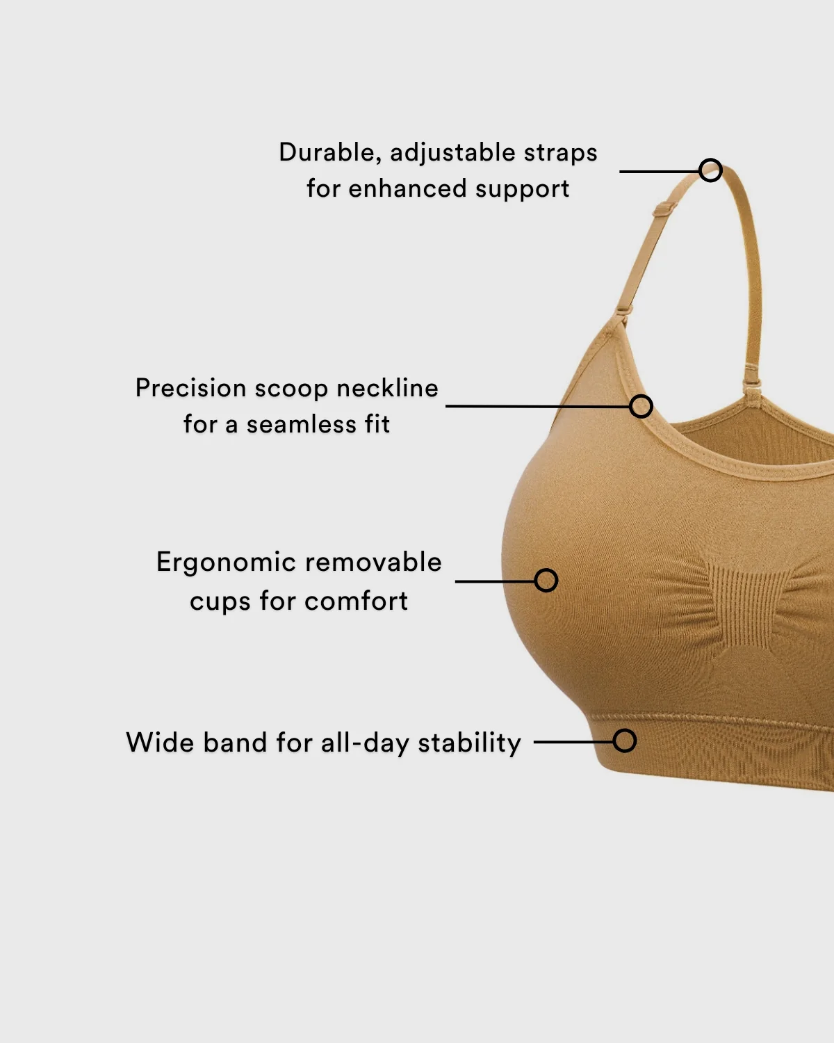 Coobie Scoopneck Cami Bra 9012 - Image 108