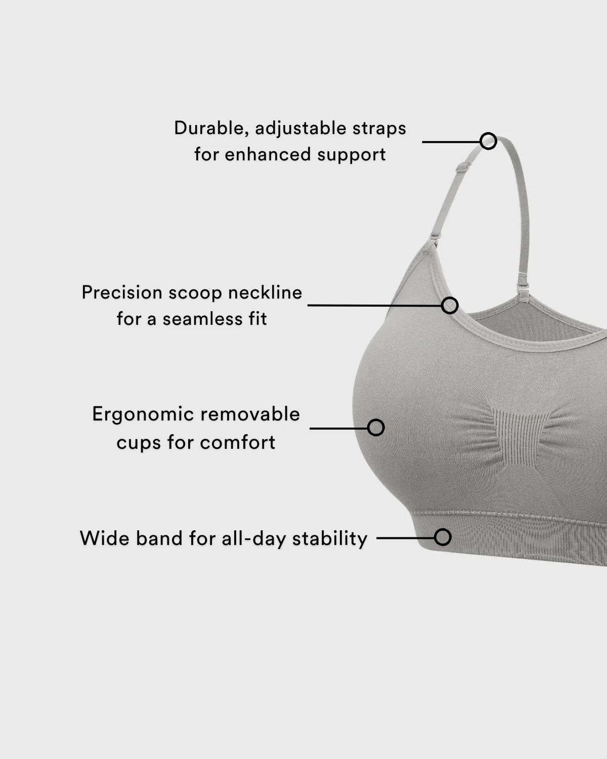 Coobie Scoopneck Cami Bra 9012 - Image 112