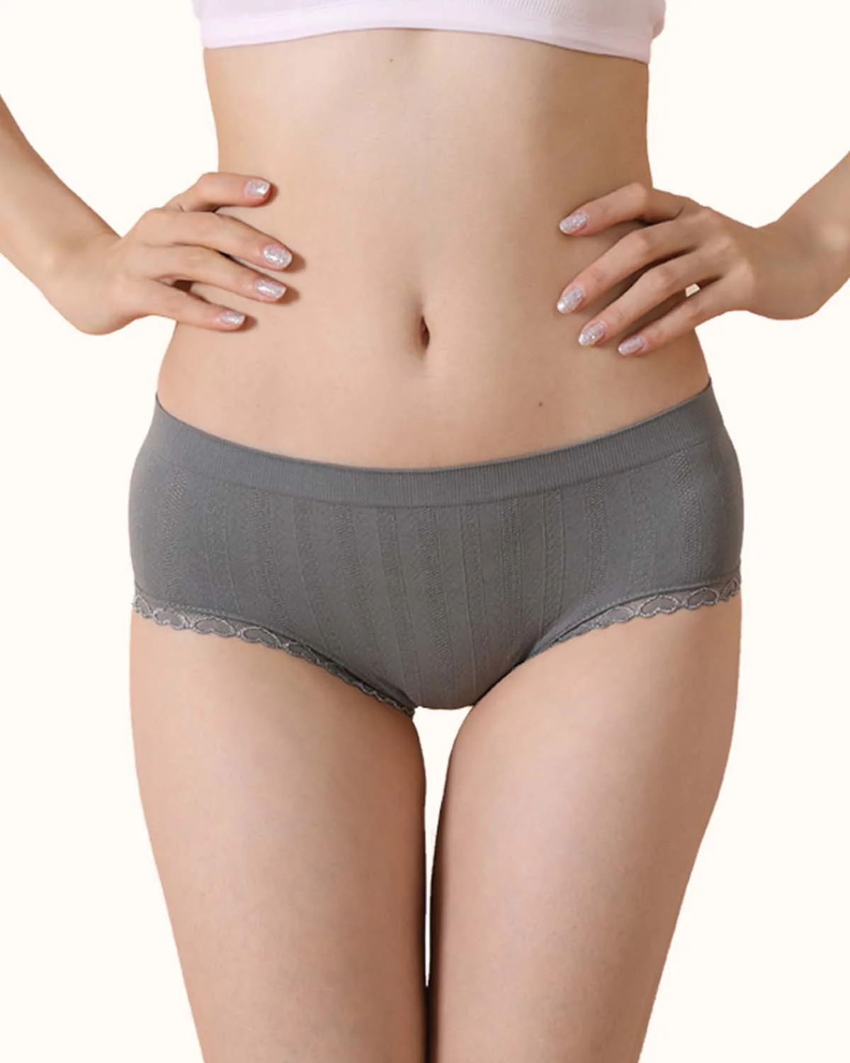 Coobie Sweet Heart Lace Briefs 9033 (3 Pairs) - Image 5