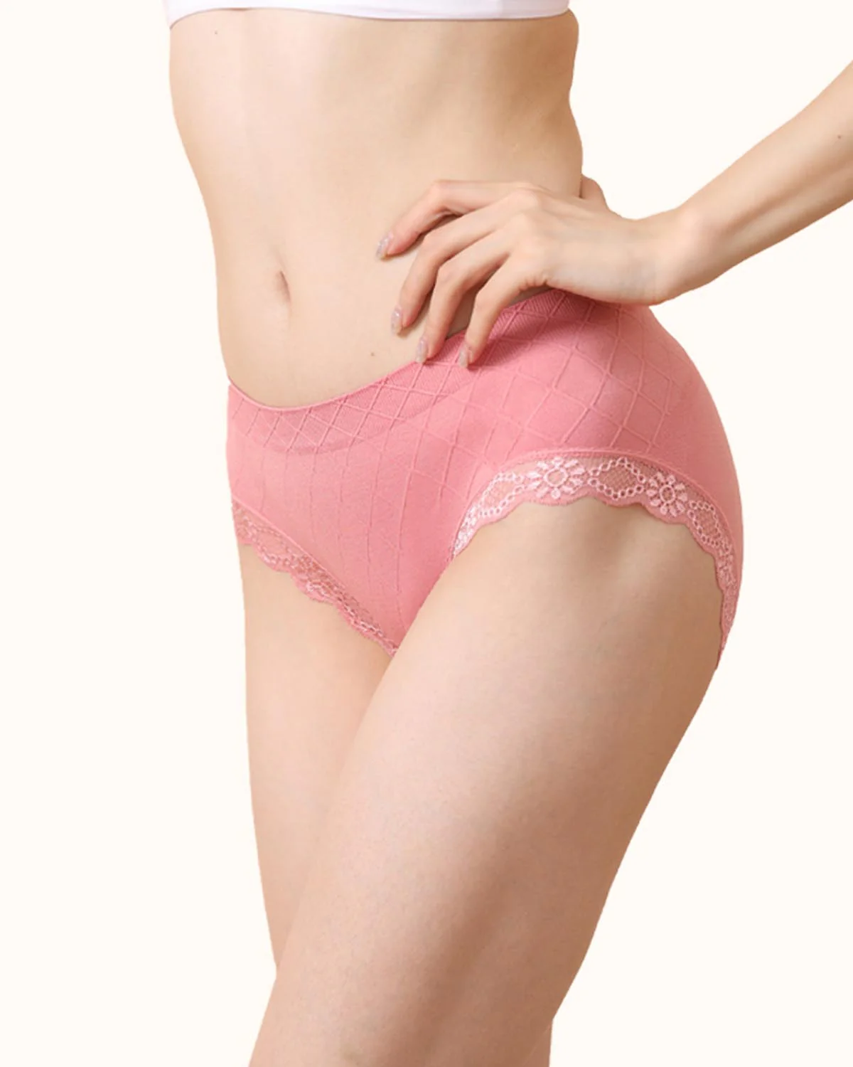 Coobie Lacy Mid Rise Briefs 9047 (3 Pairs) - Image 3